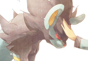 Rating: Safe Score: 0 Tags: ambiguous_gender duo e621 felid feral generation_4_pokemon human luxray mammal nintendo petting pokemon pokemon_(species) red_eyes simple_background white_background ちゃに User: bunchy7s