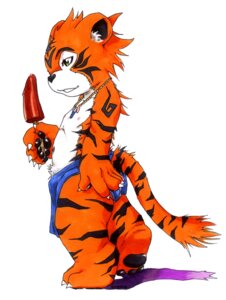 Rating: Safe Score: 0 Tags: 2010 absurd_res anthro barefoot biped black_markings blue_bottomwear blue_clothing bottomwear clothed clothing e621 feet felid food fur green_eyes hi_res jewelry male mammal marker_(artwork) markings necklace orange_body orange_fur pantherine popsicle rudragon solo stripes tail tiger topless traditional_media_(artwork) young young_anthro young_male User: bunchy7s