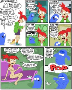 Rating: Explicit Score: 0 Tags: 4:5 begging blooregard_q._kazoo breasts cartoon_network chunk_(artist) dickface digital_media_(artwork) duo e621 english_text erection female foster's_home_for_imaginary_friends frankie_foster genitals hi_res human humanoid imaginary_friend male mammal nipples nude penis profanity text time_lapse transformation User: bunchy7s