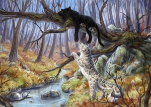Rating: Safe Score: 0 Tags: alsares ambiguous_gender autumn black_body black_fur black_markings black_spots branch climbing countershading creek dead_tree detailed_background duo e621 el'taka eye_contact falling_leaves feet felid feral fluffy fluffy_tail forest fur grass grey_body grey_fur hindpaw in_tree leopard leopard_spots log looking_at_another lying mammal markings melanistic nature on_branch on_front on_hind_legs outside pantherine pawpads paws plant rock scenery sitting snow_leopard spots spotz tail text tree url water watermark white_body white_countershading wood User: bunchy7s