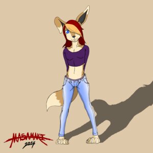 Rating: Safe Score: 0 Tags: 1:1 2014 anthro biped canid canine clothed clothing crossdressing e621 femboy fox fur hair hi_res looking_at_viewer male mammal masamaki raion_ganhosa simple_background smile solo standing User: bunchy7s