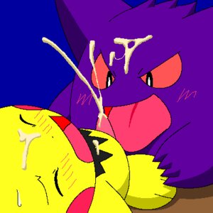 Rating: Explicit Score: 0 Tags: 1:1 ambiguous_gender anthro blush bodily_fluids cum cum_on_head digital_media_(artwork) duo e621 erection eyes_closed generation_1_pokemon generation_2_pokemon gengar genital_fluids genitals head_in_crotch interspecies licking low_res male mammal nintendo nude oekaki oral orgasm penile penis penis_lick pichu pokemon pokemon_(species) red_eyes rodent sex shota tongue tongue_out topaz_(artist) young young_anthro young_male User: bunchy7s