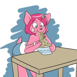 Rating: Safe Score: 0 Tags: 1:1 accessory anthro bottomwear bowl camisole chimangetsu chopsticks clothing container denim denim_clothing e621 eating female fish_cake flower_clip food furniture green_eyes hair hair_accessory hairclip mammal mattie_(chimangetsu) naked_mole-rat naruto narutomaki noodles pink_body pink_hair pink_skin ramen rodent shorts solo table technicolorpie white_camisole User: bunchy7s