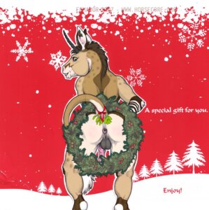 Rating: Explicit Score: 0 Tags: 2007 animal_genitalia animal_penis anthro backsack balls butt christmas e621 ecmajor equid equine equine_genitalia equine_penis equustra_(ecmajor) erection genitals holidays holly_(plant) horn looking_back male mammal mistletoe mythological_creature mythological_equine mythology penis plant solo tail unicorn wreath User: bunchy7s