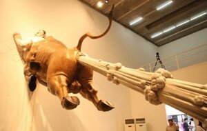 Rating: Explicit Score: 0 Tags: anus balls bernard_madoff big_balls bovid bovine cattle chen_wenling colorless_fart_cloud duo_focus e621 fart feral formal_art genitals grandfathered_content group hooves horn human hyper hyper_fart male mammal obese overweight quadruped real sculpture sculpture_(artwork) statue tail traditional_media_(artwork) what what_you_see_might_not_be_real User: bunchy7s