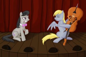 Rating: Safe Score: 0 Tags: bow_(stringed_instrument) bowed_string_instrument cello cutie_mark derpy_hooves_(mlp) detailed_background doing_it_wrong duo e621 earth_pony equid equine feathered_wings feathers female feral friendship_is_magic grey_body grey_feathers hair hasbro horse mammal musical_instrument my_little_pony mythological_creature mythological_equine mythology octavia_(mlp) pegasus pony quadruped sorc string_instrument tail teeth toony wings User: bunchy7s