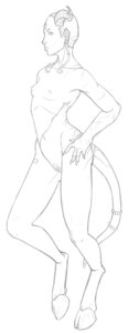 Rating: Questionable Score: 0 Tags: arei blizzard_entertainment breasts digital_drawing_(artwork) digital_media_(artwork) draenei e621 female full-length_portrait hooves horn horned_humanoid humanoid humanoid_pointy_ears iulalia jewelry line_art monochrome navel nipples pointy_ears portrait small_breasts solo tail tailed_humanoid tentacles warcraft User: bunchy7s