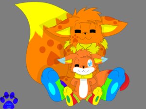 Rating: Safe Score: 0 Tags: 2010 4:3 alpha_channel blue_eyes canid canine clothing duo e621 eevee footwear foxchu_the_fox generation_1_pokemon hair happy legwear male mammal marquis2007 marquis_the_eevee nintendo orange_hair paws pokemon pokemon_(species) simple_background socks tail transparent_background User: bunchy7s