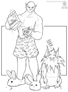 Rating: Safe Score: 0 Tags: ambiguous_gender animal_humanoid bowl boxers_(clothing) bunny_slippers cereal clothed clothing conditional_dnp container cutlery duo e621 felid felid_humanoid food humanoid jollyjack kitchen_utensils male mammal mammal_humanoid monochrome panthro simple_background snarf snarf_(species) spoon thundercats thundercats_1985 tools topless underwear white_background User: bunchy7s Rating: Safe Score: 0 Tags: ambiguous_gender animal_humanoid bowl boxers_(clothing) bunny_slippers cereal clothed clothing conditional_dnp container cutlery duo e621 felid felid_humanoid food humanoid jollyjack kitchen_utensils male mammal mammal_humanoid monochrome panthro simple_background snarf snarf_(species) spoon thundercats thundercats_1985 tools topless underwear white_background User: bunchy7s