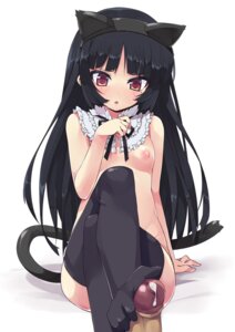 Rating: Explicit Score: 0 Tags: animal_ears black_hair black_legwear black_thighhighs blush breasts cat_ears cat_tail censored crossed_legs feet female footjob footjob_with_footwear fur gokou_ruri hama_chon legs_crossed long_hair male mole nipples ore_no_imouto_ga_konna_ni_kawaii_wake_ga_nai penis pointless_censoring red_eyes rule34 sitting solo tail thighhighs toes uncensored User: bunchy7s