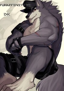 Rating: Safe Score: 0 Tags: 2013 alaskan_malamute anthro biceps big_muscles bottomwear canid canine canis clothed clothing domestic_dog drks drks_(drks) e621 fingerless_gloves fur gloves handwear hat headgear headwear hi_res leather looking_at_viewer male mammal muscular muscular_anthro muscular_male nordic_sled_dog red_eyes scar shorts solo spitz straps tail topless User: bunchy7s