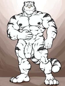 Rating: Explicit Score: 0 Tags: 3:4 abs abstract_background anthro athletic balls biceps big_balls big_muscles big_penis biped black_body black_fur byakkotiggeh claws dominant e621 erection felid flexing foreskin fur genitals green_eyes grin grisser hi_res humanoid_genitalia humanoid_penis leucistic looking_at_viewer male mammal markings muscular muscular_anthro muscular_male nipples nude pantherine partially_retracted_foreskin pecs penis pink_nose pinup pose smile solo standing stripes tail thick_penis tiger toe_claws vein white_body white_fur User: bunchy7s