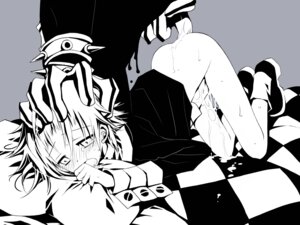 Rating: Explicit Score: 0 Tags: 1boy 1monster 1other ambiguous_gender androgynous blush bottomless crona_(soul_eater) faceless_male finger fingering fingers gloves head_grab male masturbation monochrome monster overpowering pinned ragnarok_(demon_sword) rape rule34 sakurazawa_izumi saliva short_hair soul_eater spikes tears top-down_bottom-up wallpaper User: bunchy7s
