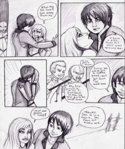 Rating: Safe Score: 0 Tags: comic coop_(wrng) dialogue e621 english_text female greyscale human male mammal monochrome natsume_(wrng) natsumewolf not_furry oz_(wrng) rikku text wolf's_rain wolf's_rain_next_generation User: bunchy7s