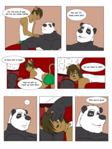 Rating: Questionable Score: 0 Tags: 2013 3:4 abs anthro athletic bear biceps boxers_(clothing) clothed clothing comic dialogue domestic_cat duo e621 english_text felid feline felis fur furniture garret_(rain-yatsu) giant_panda hi_res male mammal muscular pecs rain-yatsu seattle_fur shirt sitting sofa standing tank_top text tim_(rain-yatsu) topless topwear underwear User: bunchy7s