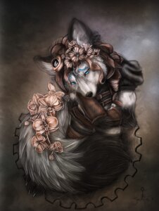 Rating: Safe Score: 0 Tags: alternative_fashion anthro bird's-eye_view black_nose blue_eyes brown_hair canid canine canis clothed clothing cogwheel copper_(metal) digital_media_(artwork) drill_curls e621 eyewear facial_markings female flower fluffy fully_clothed gear goggles hair half-length_portrait head_markings hi_res high-angle_view leather mammal markings mearu plant portrait solo steampunk tail wolf wolftale User: bunchy7s