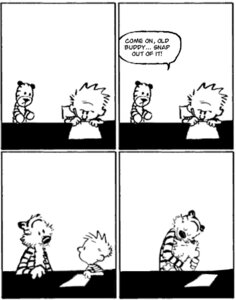 Rating: Safe Score: 0 Tags: bill_watterson black_and_white calvin_(calvin_and_hobbes) calvin_and_hobbes comic continuation e621 eye_contact felid happy happy_ending hobbes hug human looking_at_another male mammal monochrome pantherine sad stripes tiger toy User: bunchy7s