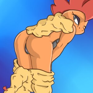 Rating: Explicit Score: 0 Tags: 1:1 abstract_background anthro bent_over biped black_vulva blue_background butt clothing e621 female generation_5_pokemon genitals lizard looking_at_viewer looking_back nintendo oddbaillie one_eye_closed orange_body pokemon pokemon_(species) pokemorph presenting presenting_hindquarters reptile scalie scrafty simple_background solo standing vulva wink User: bunchy7s