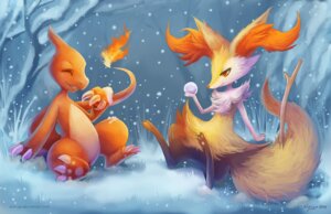 Rating: Safe Score: 0 Tags: ambiguous_gender anthro braixen canid canine charmeleon claws detailed_background duo e621 eldrige eyes_closed fire flaming_tail forest generation_1_pokemon generation_6_pokemon grass happy inner_ear_fluff mammal nintendo open_mouth orange_body orange_skin outside pawpads paws plant pokemon pokemon_(species) restricted_palette romantic romantic_ambiance romantic_couple sitting smile snow snowing tail tree tuft User: bunchy7s