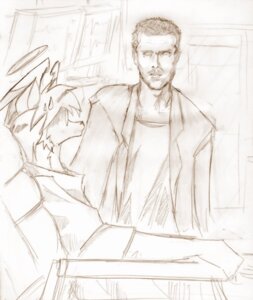Rating: Safe Score: 0 Tags: anthro beard bed bodily_fluids canid canine canis clothing duo e621 facial_hair furniture gregory_house hospital_bed house.m.d. human male male_human mammal overcoat shirt sketch sweat sweatdrop tohofuhai topwear wolf User: bunchy7s
