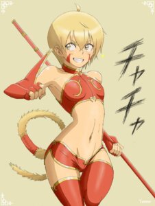 Rating: Questionable Score: 0 Tags: animal_humanoid armor blonde_hair collar e621 female hair haplorhine happy human humanoid hybrid journey_to_the_west mammal mammal_humanoid melee_weapon monkey monkey_humanoid polearm primate primate_humanoid smile solo sonson staff sun_wukong unconvincing_armor weapon yooo User: bunchy7s