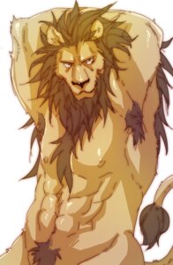 Rating: Safe Score: 0 Tags: abs anthro armpit_hair biceps black_nose body_hair brown_body brown_fur brown_hair e621 felid fur hair hands_behind_head lion looking_at_viewer male mammal mane muscular muscular_anthro muscular_male nipples nude pantherine pecs pose pubes red_eyes smile solo tail tail_tuft tuft yamake User: bunchy7s