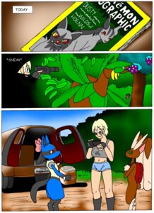 Rating: Safe Score: 0 Tags: accessory anthro black_body black_fur blue_body blue_fur bow_(feature) bow_accessory bow_ribbon canid canine comic dusty's_poke'adventure dusty_(dusty) e621 female fur generation_3_pokemon generation_4_pokemon green_eyes hair_accessory hair_bow hair_ribbon human lagomorph lopunny lucario mammal medium_truck midriff mightyena navel nintendo plant pokemon pokemon_(species) poochyena red_eyes ribbons tail truck tydrian van vehicle yellow_body yellow_fur User: bunchy7s