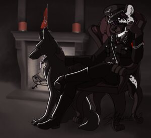 Rating: Safe Score: 0 Tags: anthro boots canid canine canis clothing detailed_background domestic_dog duo e621 feral footwear german_shepherd herding_dog hyena inside male mammal nazi night pastoral_dog shoes spotted_hyena swastika tail toony uniform xanderiffic User: bunchy7s Rating: Safe Score: 0 Tags: anthro boots canid canine canis clothing detailed_background domestic_dog duo e621 feral footwear german_shepherd herding_dog hyena inside male mammal nazi night pastoral_dog shoes spotted_hyena swastika tail toony uniform xanderiffic User: bunchy7s