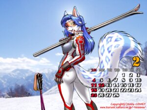Rating: Safe Score: 0 Tags: 2006 4:3 anthro blue_hair bodysuit breasts butt calendar calendar_graphic clothed clothing day detailed_background dr_comet e621 february_(month) felid feline female form_fitting fur gloves hair handwear hi_res kacey_(kacey) looking_at_viewer looking_back looking_back_at_viewer mammal open_mouth open_smile outside pinup pose serval side_boob ski ski_pole skinsuit sky smile snow snow_serval solo spandex tail tight_clothing wallpaper white_body white_fur wide_hips winter User: bunchy7s