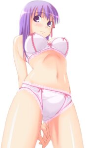 Rating: Questionable Score: 0 Tags: 1girls arms_behind_back blush bow bow_panties bra breasts color fate/stay_night fate_(series) female frilled_bra frilled_panties frills hair_ribbon highres jpeg_artifacts lingerie long_hair matou_sakura navel panties purple_eyes purple_hair ribbon rule34 solo standing underwear white_bra white_panties User: bunchy7s