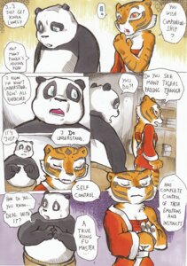 Rating: Safe Score: 0 Tags: a_seated_night anthro bear better_late_than_never blue_eyes comic concern daigaijin dialogue dreamworks duo e621 embarrassed english_text exclamation_point felid female giant_panda kung_fu_panda looking_back male mammal master_po_ping master_tigress painting_(artwork) pantherine red_eyes stripes text tiger traditional_media_(artwork) traditional_painting_(artwork) traditional_watercolor_(artwork) watercolor_(artwork) User: bunchy7s