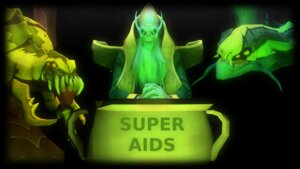 Rating: Safe Score: 0 Tags: 3d_(artwork) ambiguous_gender arthropod digital_media_(artwork) dota e621 english_text feral grandfathered_content group humanoid humor lesale_deathbringer_the_venomancer male necrophos reptile scalie snake teeth text unknown_artist valve valve_corporation viper_the_netherdrake what User: bunchy7s