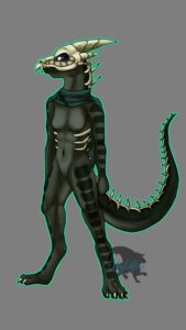Rating: Questionable Score: 0 Tags: 4_toes 9:16 alpha_channel anthro artist_name biped blue_eyes bone_mask breasts claws digitigrade e621 feet female female_anthro green_body green_scales hi_res lich lizard magic_user mask myst_(fr0stbit3) necromancer non-mammal_breasts nude nude_anthro nude_female outline reptile scales scalie signature solo spines tail text toe_claws toes undead watermark wyldfire7 User: bunchy7s