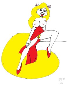 Rating: Explicit Score: 0 Tags: 2006 animaniacs anthro breasts clothes color female female_only fez_(artist) front_view fur furry minerva_mink mink nipples piercing pussy rule34 solo tagme tail vulva white_fur User: bunchy7s