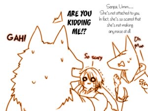 Rating: Safe Score: 0 Tags: 4:3 anthro bodily_fluids canid canine canis clothing comic e621 english_text female fur group hair hard_translated hoodie human kemono lila_(kashiwagi_aki) male mammal rolf scared school_uniform shaking shivering short_hair size_difference sweat sweatshirt text third-party_edit topwear translated translation_edit uniform wolf yakantuzura young zinovy User: bunchy7s