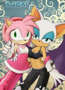 Rating: Questionable Score: 0 Tags: amy_rose anthro athletic_wear bat blue_eyes bottomwear bra breasts cleavage clothed clothing duo e621 eulipotyphlan female female/female fur gloves green_eyes hair handwear hedgehog help_me hug looking_at_viewer mammal membrane_(anatomy) membranous_wings midriff navel pants pink_body pink_fur pink_hair rouge_the_bat scared sega skousers sonic_riders sonic_the_hedgehog_(series) sports_bra underwear white_clothing white_hair wings x-teal2 User: bunchy7s