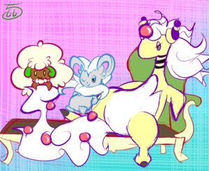 Rating: Safe Score: 0 Tags: abstract_background ambiguous_gender cinccino conditional_dnp e621 feral furniture generation_5_pokemon generation_6_pokemon group klaide mega_ampharos mega_evolution nintendo one_eye_closed pokemon pokemon_(species) simple_background sofa whimsicott User: bunchy7s