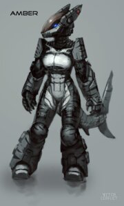 Rating: Safe Score: 0 Tags: 2013 anthro aquatic armor e621 female fish glowing glowing_eyes hi_res machine power_armor requiem_shark shark simple_background solo tiger_shark vectorconflict User: bunchy7s