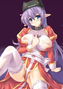 Rating: Questionable Score: 0 Tags: arm_support blue_eyes blush bondage breasts clothing collar deviruchi_hat dress elf erect_nipples erect_nipples_under_clothes female hat high_priest kawase_seiki large_breasts long_hair looking_at_viewer nipples no_panties pointy_ears purple_hair ragnarok_online rule34 see-through see-through_clothing sitting slave solo stockings thighhighs white_legwear User: bunchy7s