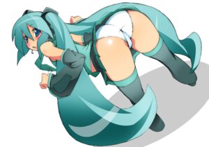 Rating: Explicit Score: 0 Tags: 1girl aqua_eyes aqua_hair ass bent_over blush cameltoe detached_sleeves female hatsune_miku headset long_hair looking_back necktie panties rule34 skirt solo spread_legs thighhighs tied_hair toudori twintails underwear very_long_hair vocaloid white_panties User: bunchy7s