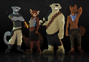 Rating: Questionable Score: 0 Tags: ailurid anthro bear canid canine canis coyote domestic_cat e621 felid feline felis female group hi_res male mammal miyabi polar_bear red_panda slightly_chubby tail unknown_artist ursine User: bunchy7s