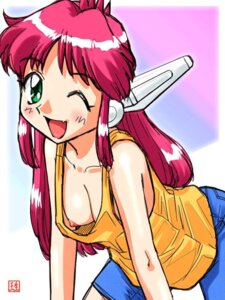 Rating: Explicit Score: 0 Tags: cute_fang down_blouse female green_eyes ikurumi_kaoru magenta_hair natsume_atsuko nipple_slip nipples nuku_nuku open_mouth pink_hair robot_ears rule34 wink User: bunchy7s