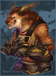 Rating: Safe Score: 0 Tags: 2013 5_fingers armor border brown_hair charr clothed clothing e621 fangs felid fingers fist_in_palm fur gauntlets gloves green_eyes guild_wars hair half-length_portrait handwear horn looking_aside looking_at_viewer male mammal multi_ear outline plate_armor portrait short_hair smile solo stripes tan_body tan_fur teeth topless topolis User: bunchy7s