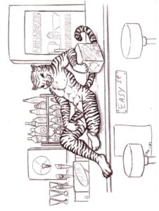 Rating: Explicit Score: 0 Tags: alcohol anthro bar_stool beverage biped black_and_white comic e621 english_text erection fel felid furniture genitals liquor lying male mammal monochrome nude on_back pantherine penis plantigrade reclining sideways sketch solo stool stripes text tiger traditional_media_(artwork) User: bunchy7s