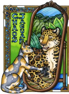 Rating: Safe Score: 0 Tags: ambiguous_gender detailed_background domestic_cat duo e621 felid feline felis feral jaguar kalika kalika-tybera looking_at_mirror looking_at_object mammal mirror pantherine reflection tail User: bunchy7s