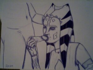 Rating: Explicit Score: 0 Tags: 1boy 1girls ahsoka_tano clone_wars closed_eyes clothed clothing erection female kneeling male monochrome nude open_mouth penis rule34 rz_(artist) simple_background star_wars tagme the_clone_wars:_season_four togruta veiny_penis white_background User: bunchy7s