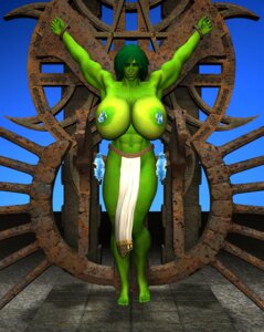 Rating: Explicit Score: 0 Tags: 1girls 3d abs avengers big_breasts bound bound_wrists breasts chup@cabra female female_only green_hair green_skin huge_breasts hulk_(series) large_breasts loincloth marvel marvel_comics massive_breasts muscles muscular muscular_female pierced_nipples rule34 she-hulk solo topless User: bunchy7s