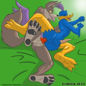 Rating: Explicit Score: 0 Tags: 1:1 2011 anal animal_genitalia animal_penis anthro anthro_on_anthro anus avian balls bird canid canine canine_genitalia canine_penis canis coyote cuculiform duo e621 erection feathers fedrick feet genitals hindpaw interspecies knot knotted_penis light looking_pleasured loonatics_unleashed looney_tunes male male/male male_penetrated male_penetrating male_penetrating_male mammal new_world_ground_cuckoo paws penetration penis predator/prey rev_runner roadrunner sex tail talons tapering_penis tech_e._coyote toes traced warner_brothers User: bunchy7s