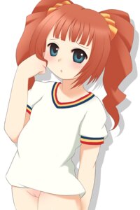 Rating: Explicit Score: 0 Tags: blue_eyes blush bottomless brown_hair female idolmaster kurappii no_panties pussy red_hair rule34 solo takatsuki_yayoi tied_hair twintails User: bunchy7s