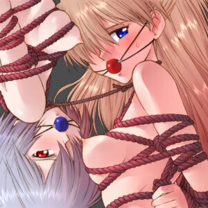 Rating: Explicit Score: 0 Tags: 2girls arms_behind_back asuka_langley_sohryu ball_gag blue_ball_gag blue_eyes blue_hair blush bondage breast_bondage breasts erect_nipples female female_only femsub gag gagged human kikumaru_bunta light-skinned_female light_skin long_hair multiple_females multiple_girls multiple_subs neon_genesis_evangelion nipples nude orange_hair pale-skinned_female pale_skin red_ball_gag red_eyes rei_ayanami rope rope_bondage rotational_symmetry rule34 short_hair small_breasts tear tied_up User: bunchy7s